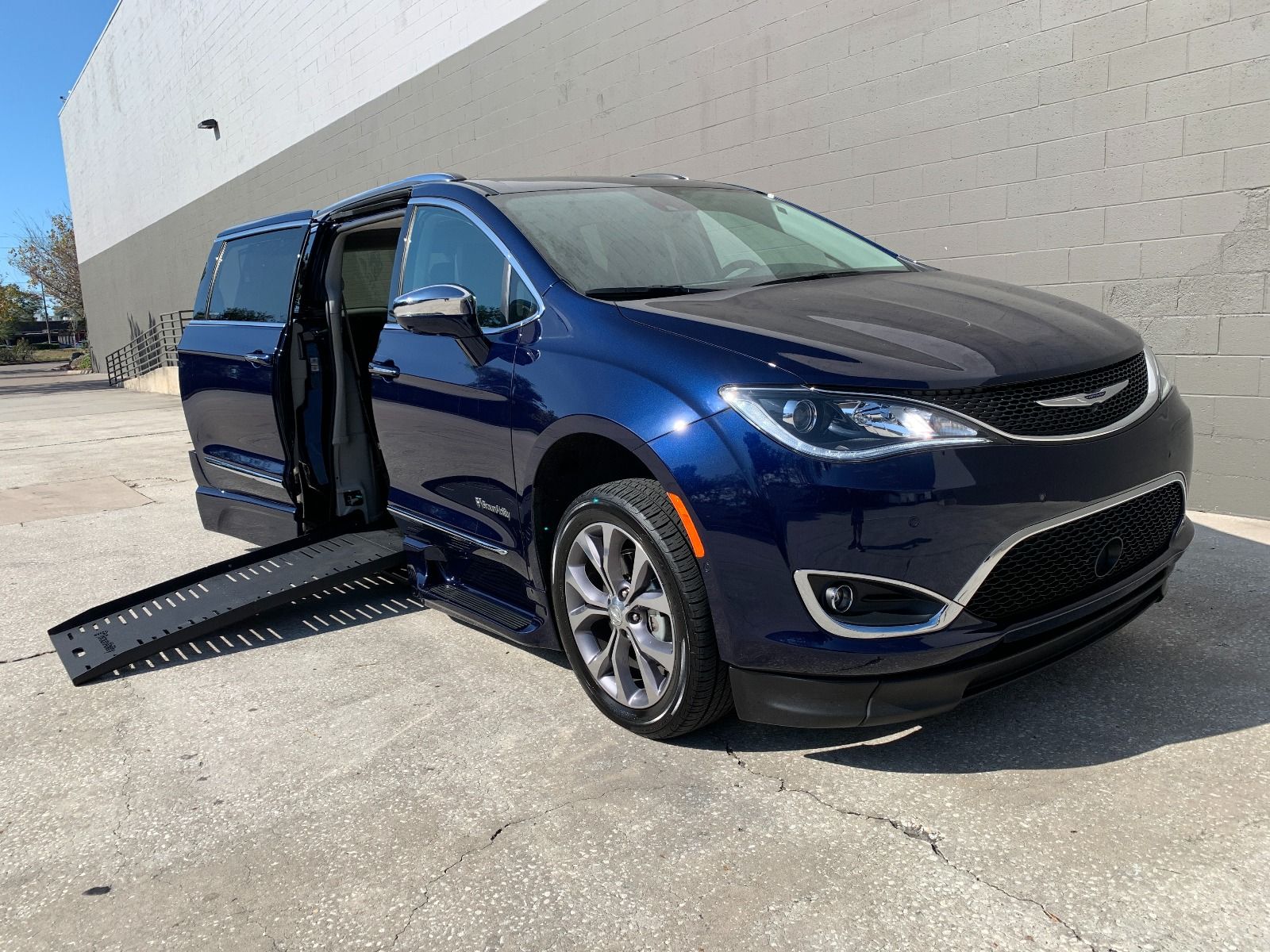 2020 Chrysler Pacifica wheelchair van, front angle